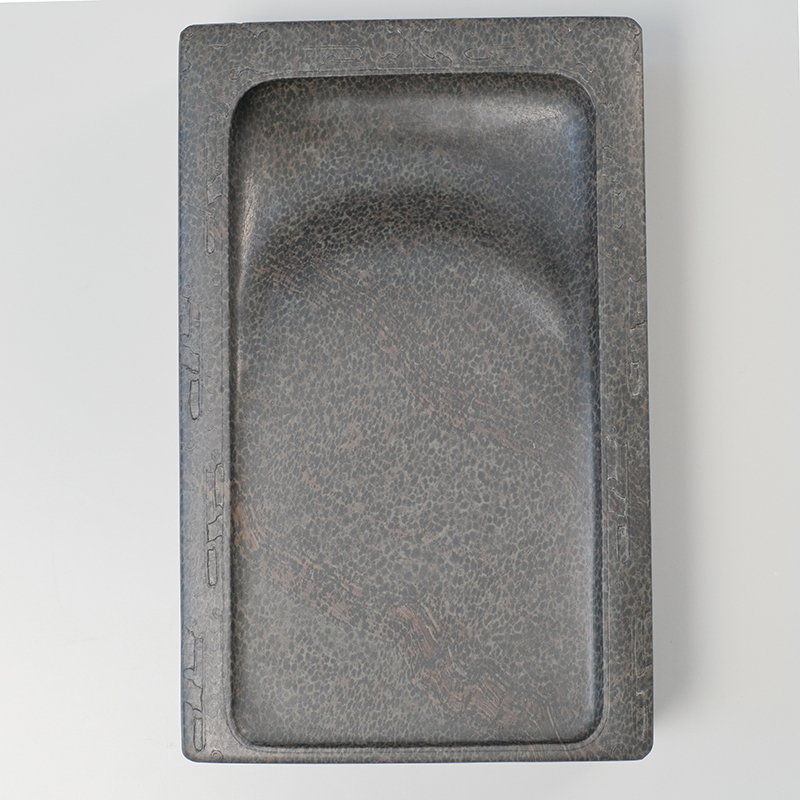 水坑歙州魚子紋硯