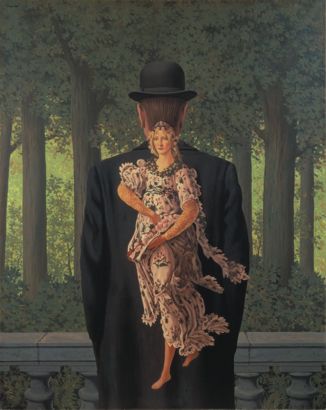 ルネ・マグリット《レディ・メイドの花束》 1957年、大阪中之島美術館