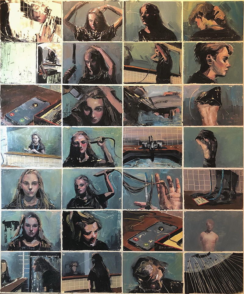 萩原亜美《散髪》