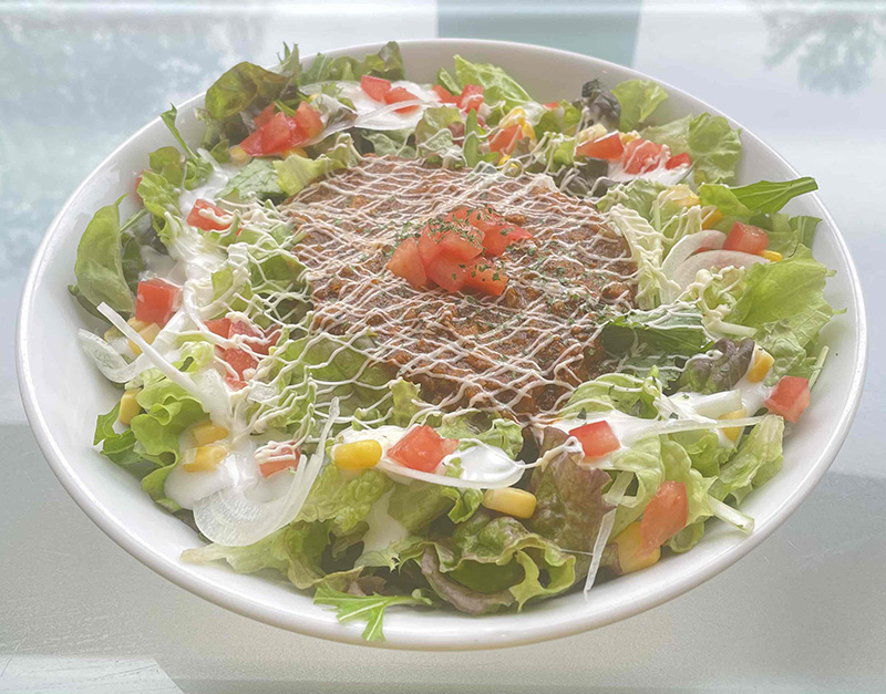 たっぷり野菜のタコライス