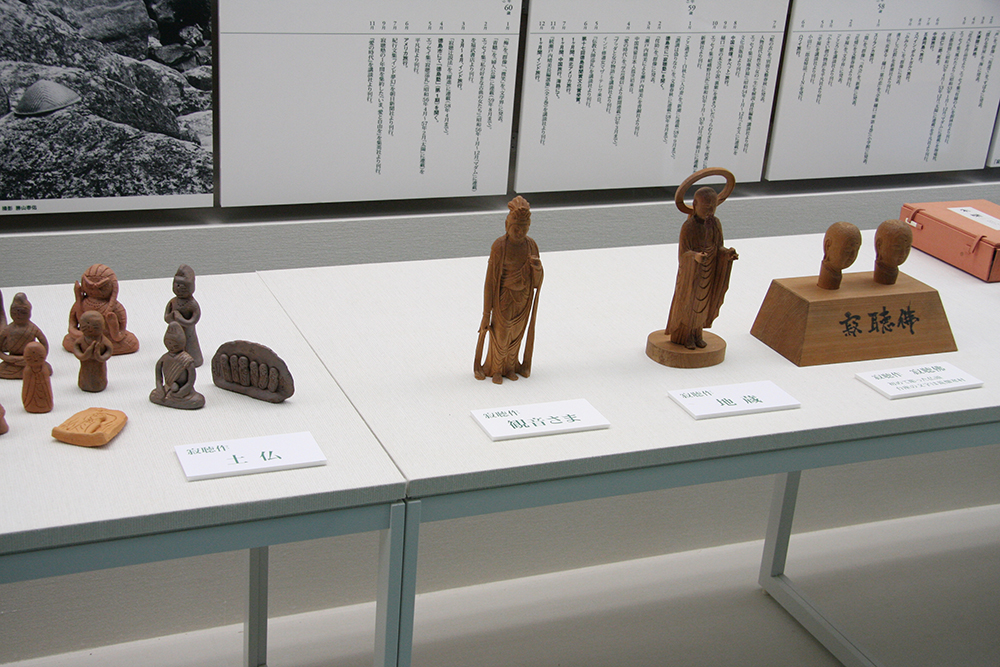 徳島県立文学書道館の展示風景