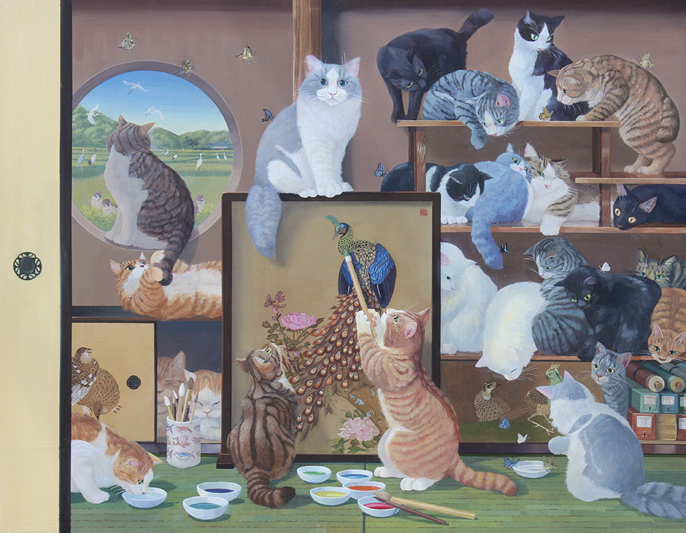 「画家の日常」アクリル 50F