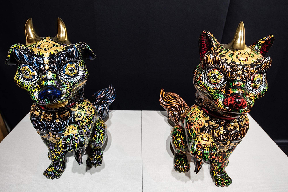 小松美羽作品（狛犬-1）画像