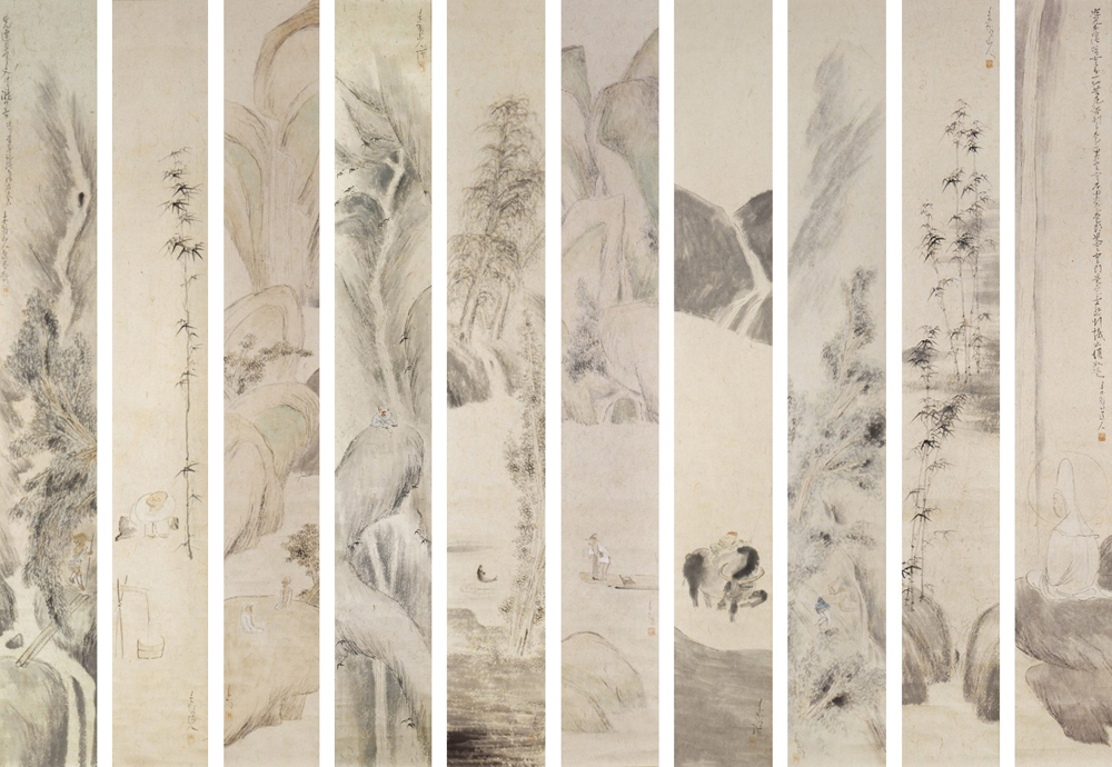 小杉放菴（未醒）《瀧十題》画像