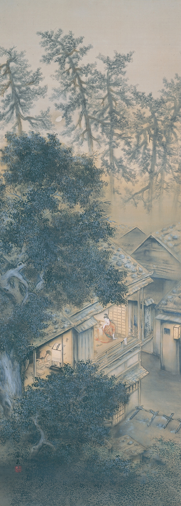 村岡応東《奥の旅の一と夜》画像