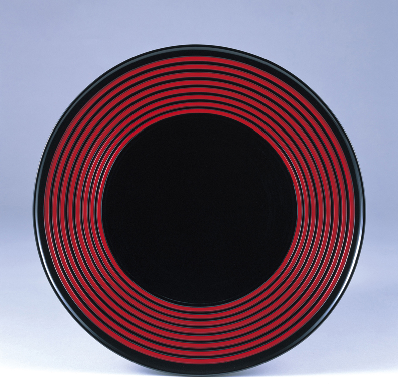 赤地友哉《曲輪造彩紅盛器》画像