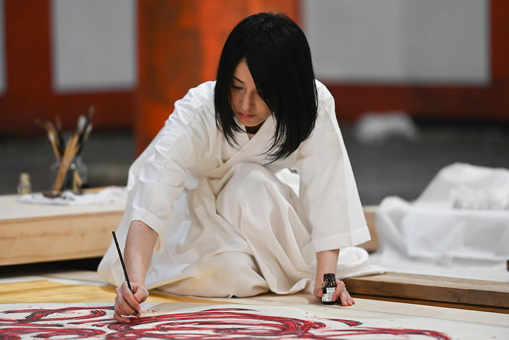 小松の制作風景2