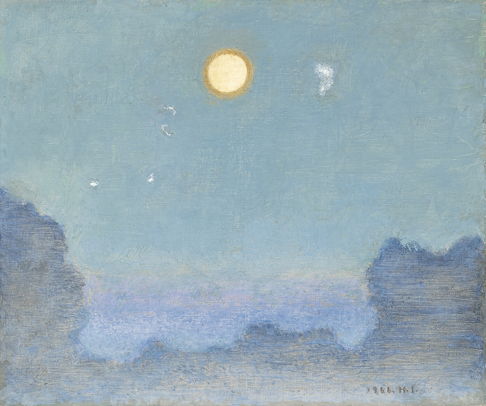 坂本繁二郎《月》画像