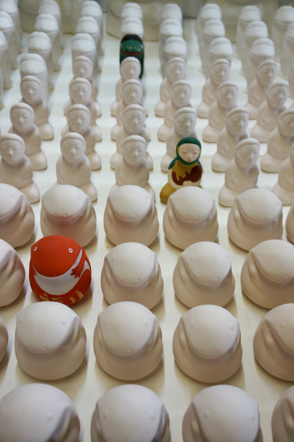 量産型お土産「ハンザキ福ダルマ」「はんざき天」「ハンザキアマビエ」画像