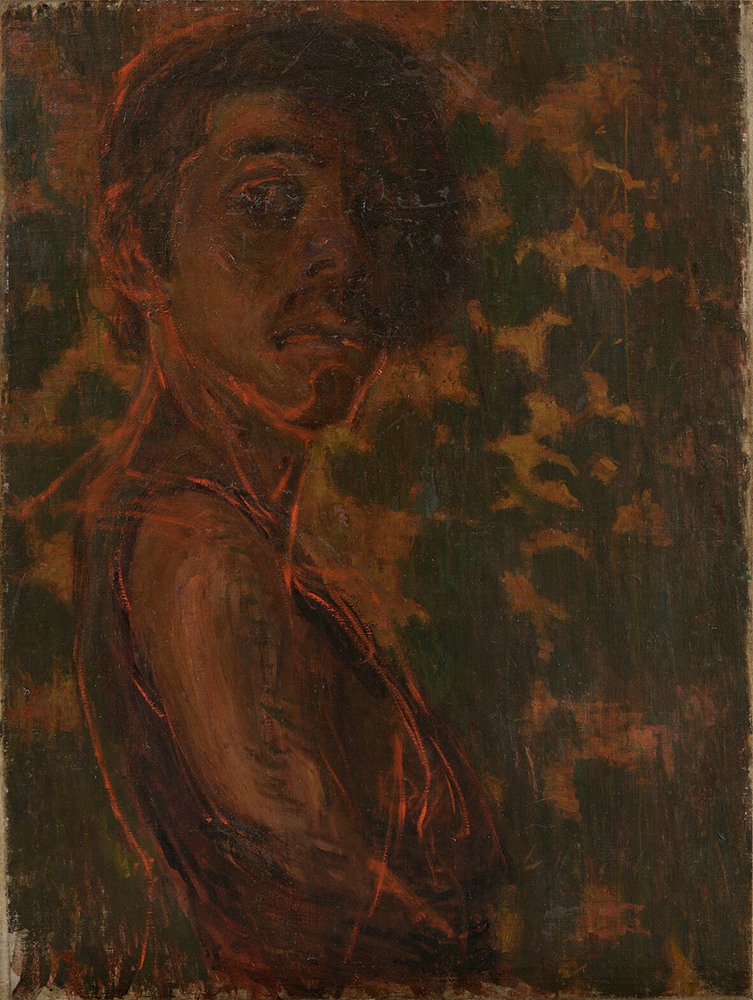 青木繁《自画像》画像