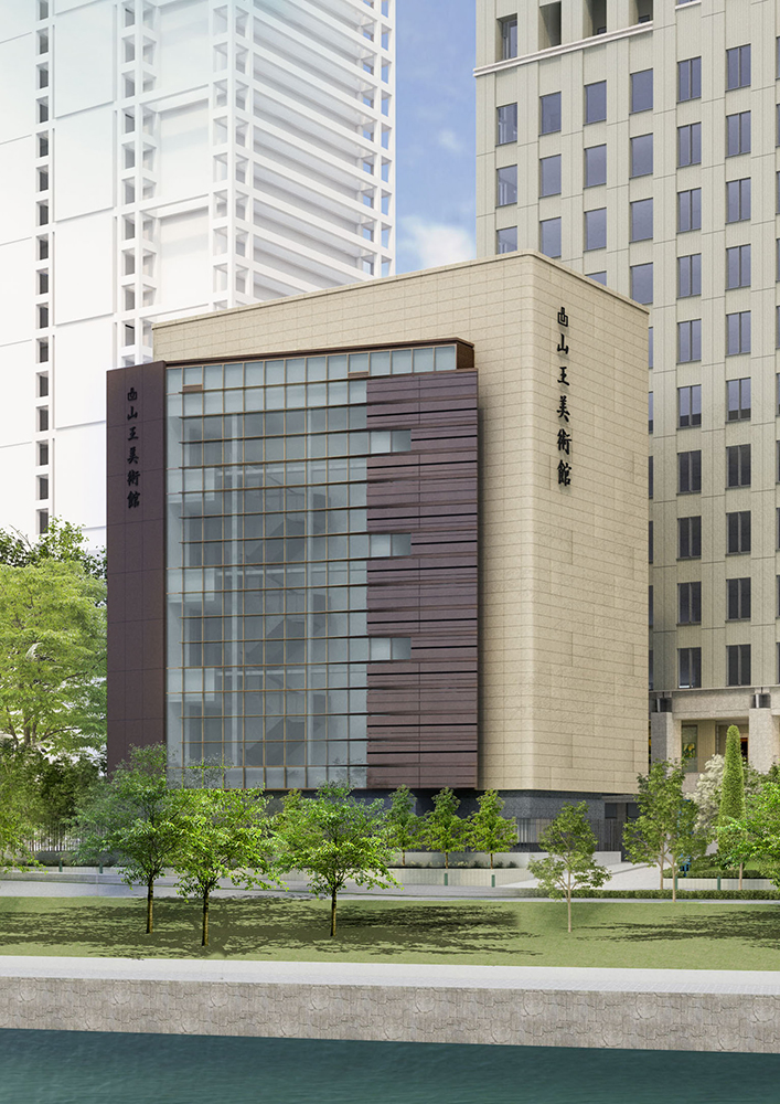 山王美術館　外観パース