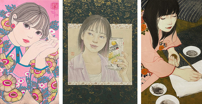 寺野葉《余暇》、中村勇太《色》、顧洛水《告白》画像