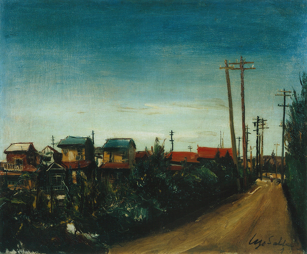 佐伯祐三《下落合風景》画像