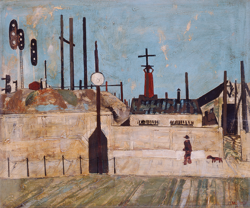 松本竣介《駅》画像