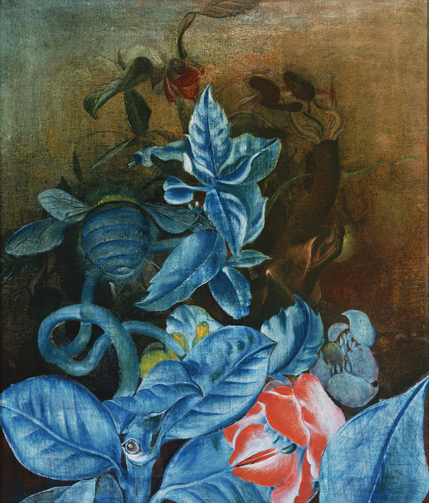 靉光《花・変様》画像