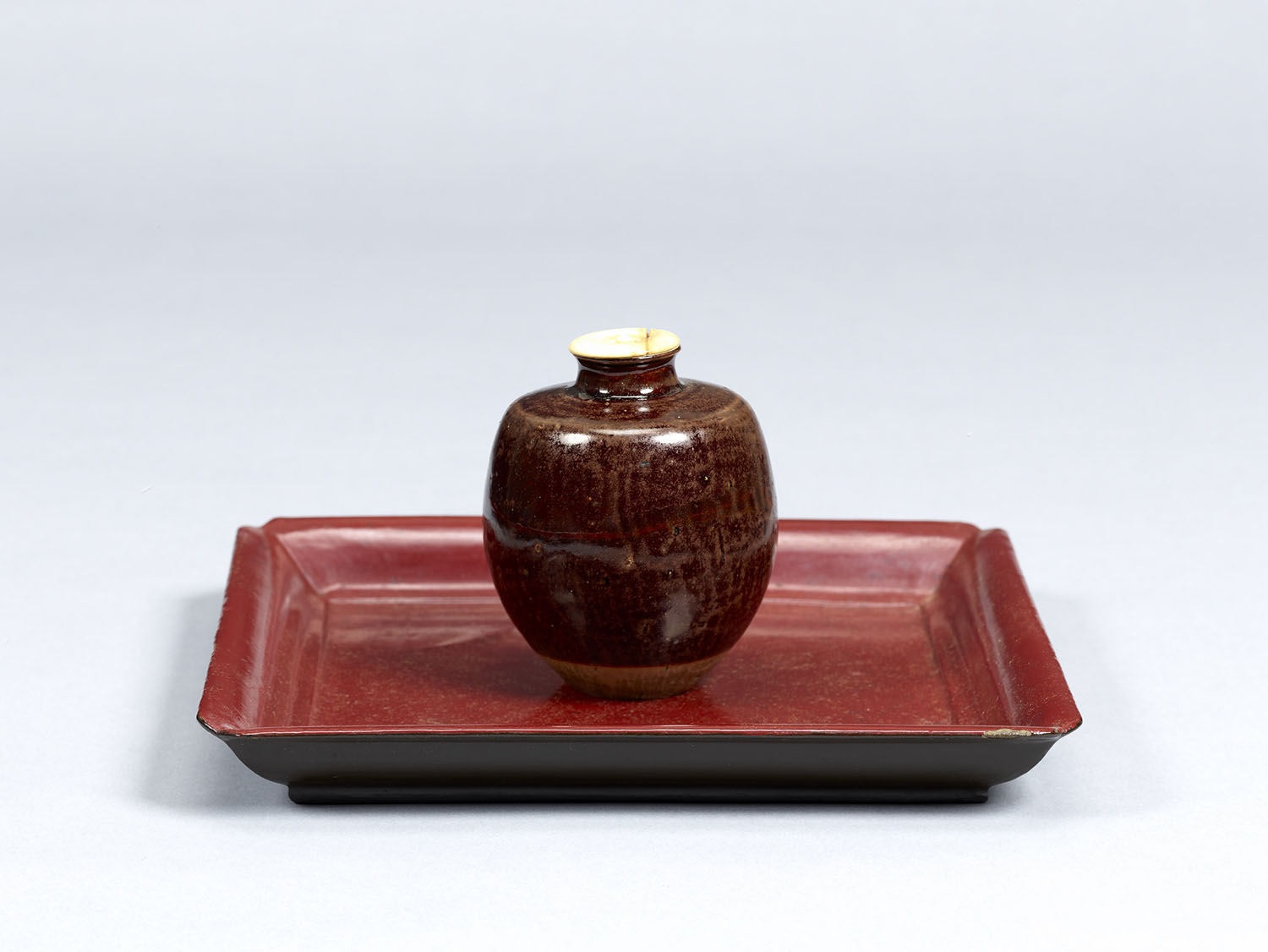 「唐物文琳茶入　酸漿文琳」　通期展示