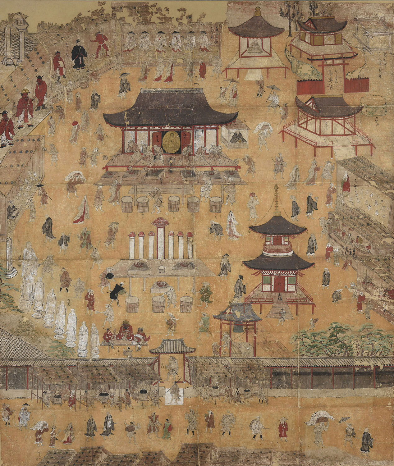 「珍皇寺参詣曼荼羅図」　京都・六道珍皇寺　10/25～12/4展示