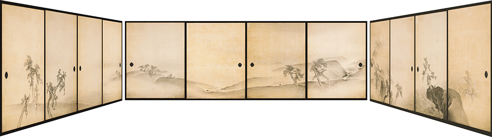 川崎美術館1階広間の再現イメージ