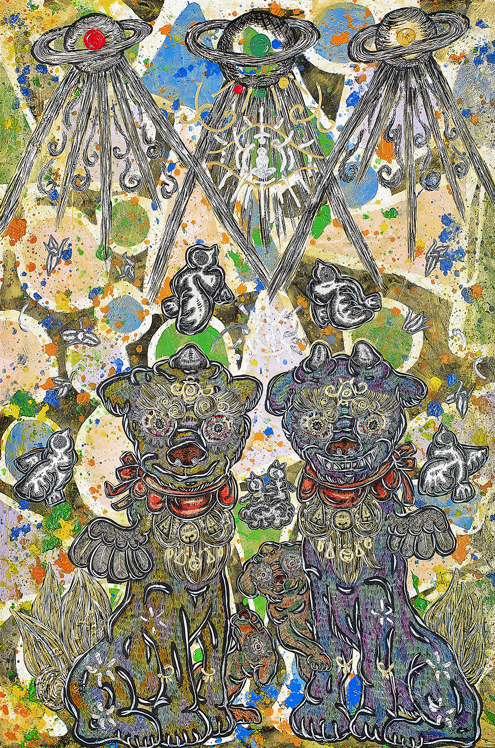 小松美羽《地球が涙を流した日 広島から広がる、平和への祈り》画像