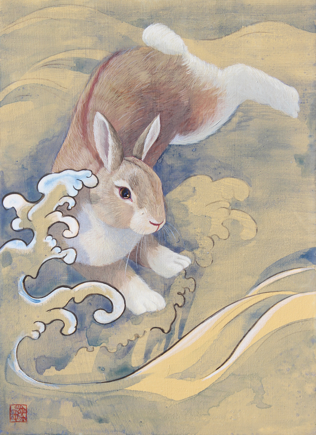 松本亮平《波兎図Ⅰ》画像