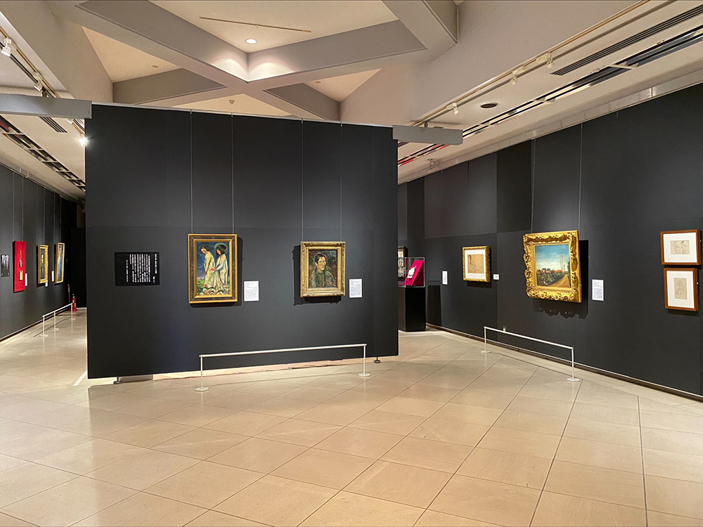 「夭折の画家たち -青春群像-」展示風景1