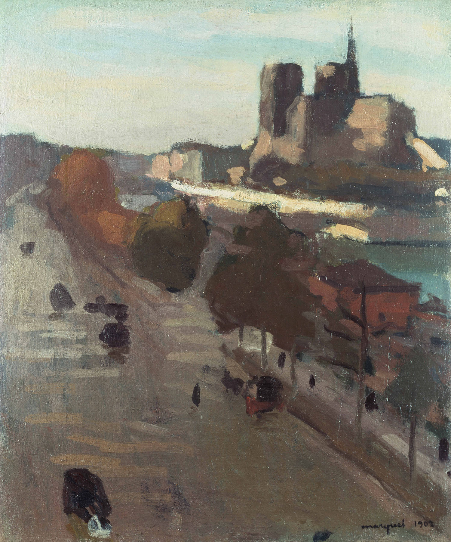 アルベール・マルケ《ノートルダムの後陣》画像