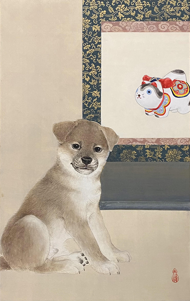 中村勇太《柴犬に浜松張子》画像