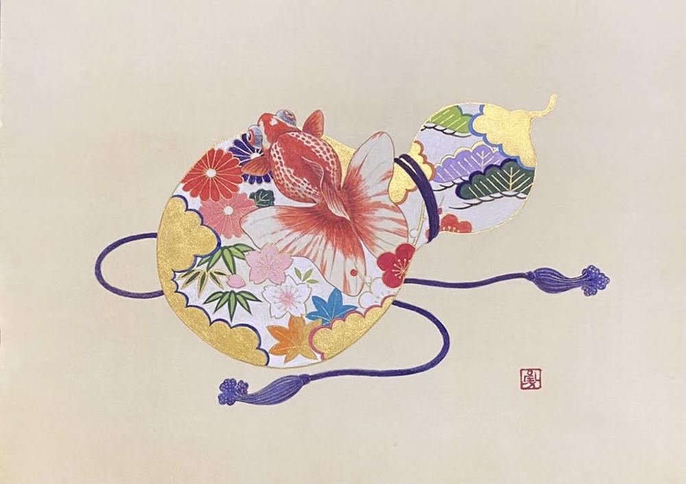 中村勇太《瓢箪文に蝶尾》画像