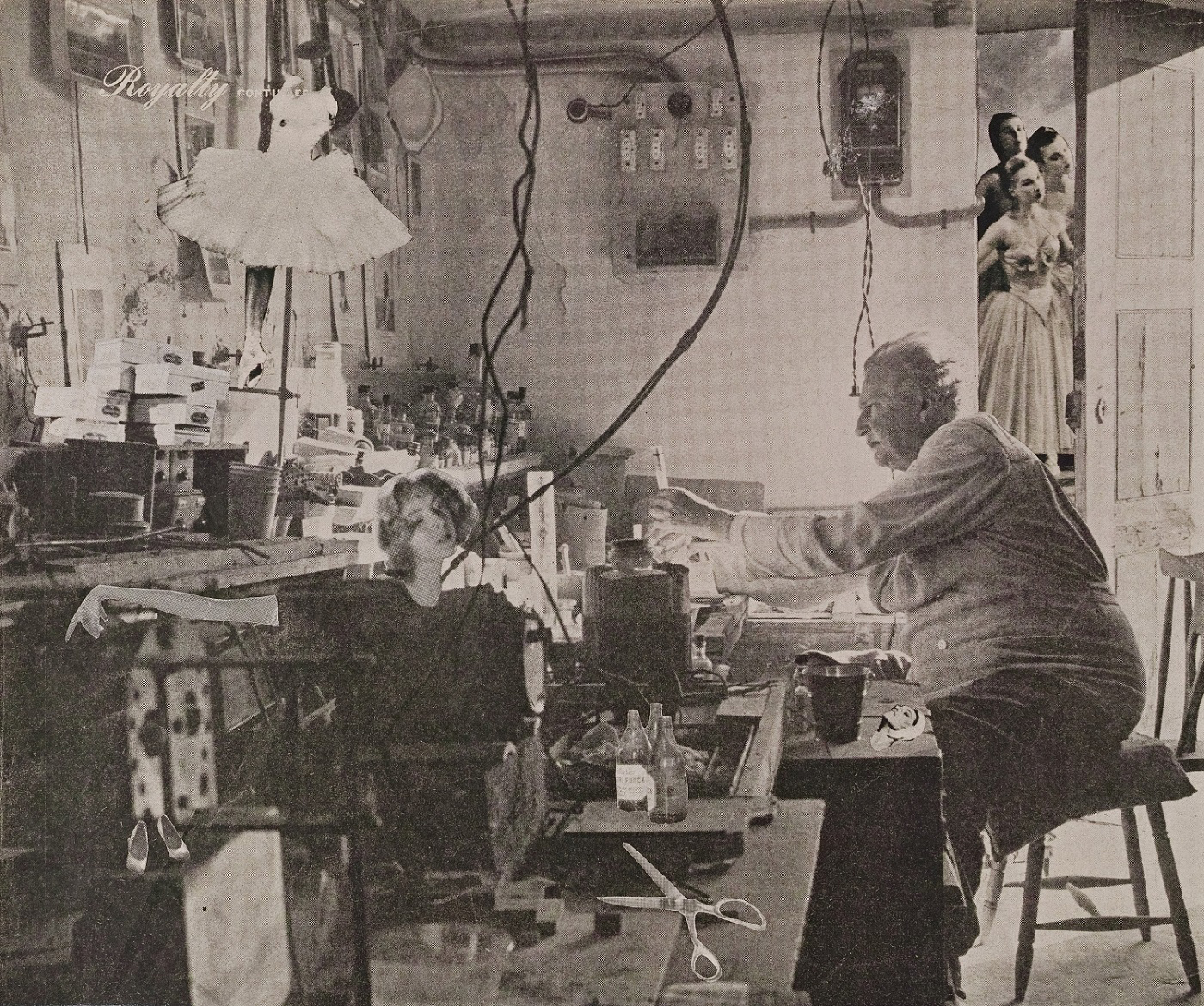 岡上淑子《人形師》画像