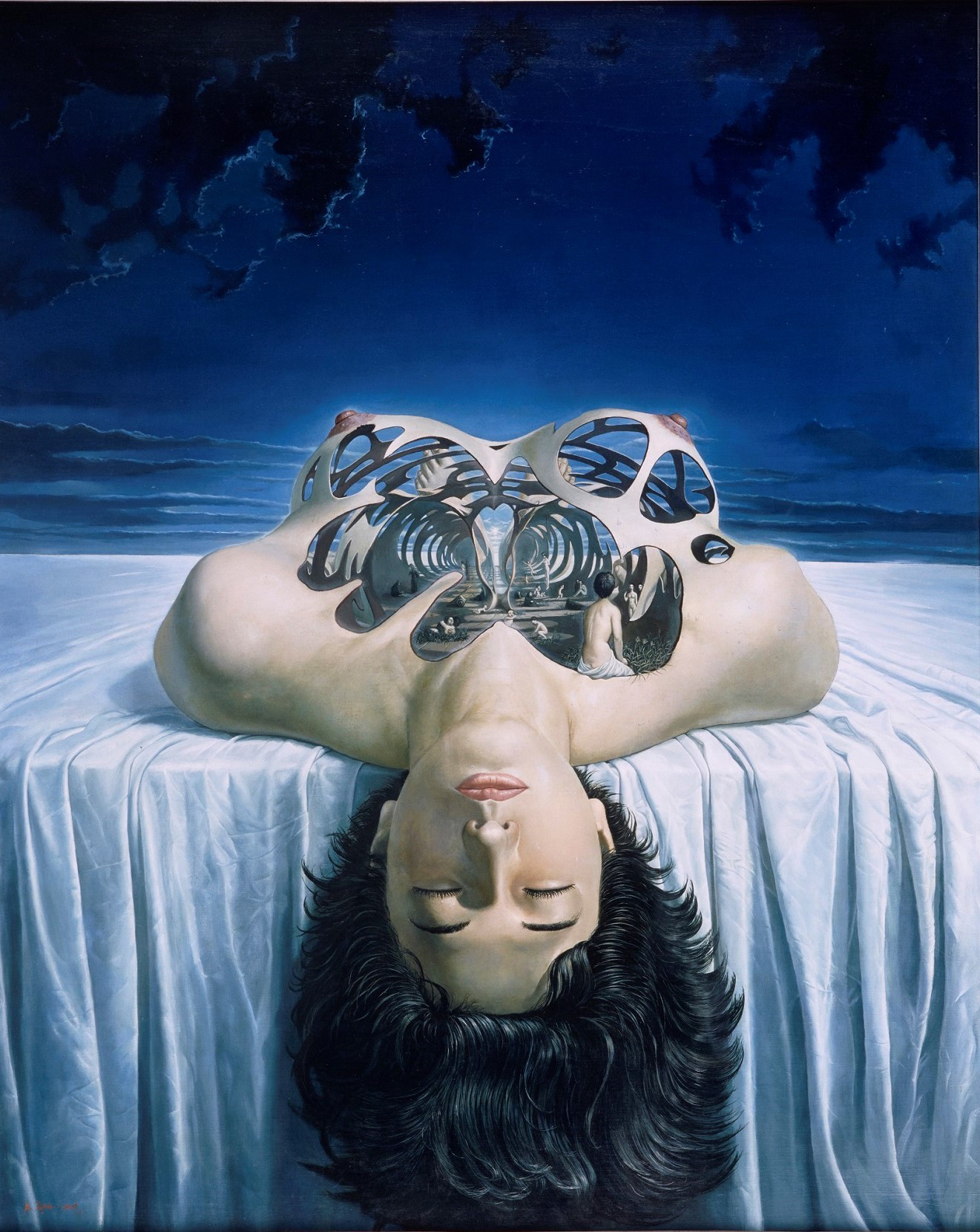 藤野一友《抽象的な籠》画像