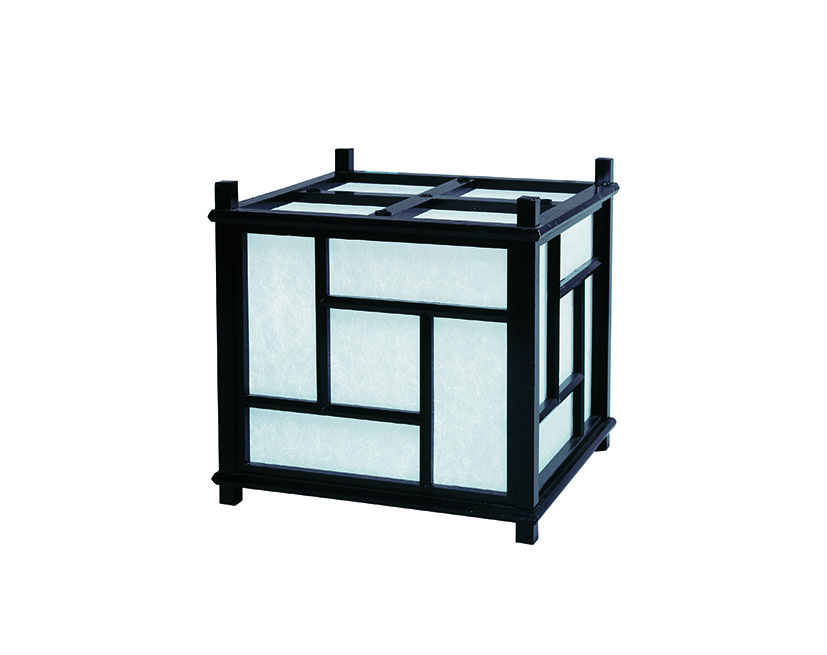 黒田辰秋《黒漆灯火器》1928年頃　アサヒビール大山崎山荘美術館蔵