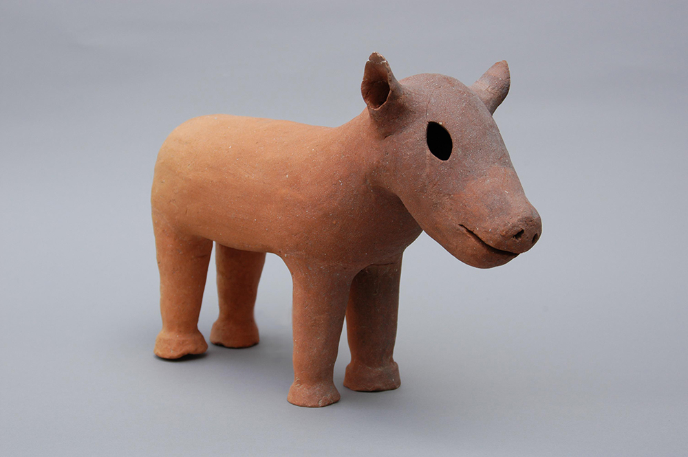 四條畷市指定文化財 仔馬形埴輪 大阪府四條畷市・忍ヶ丘駅前遺跡出土 <倭> 古墳時代・6世紀 四條畷市教育委員会