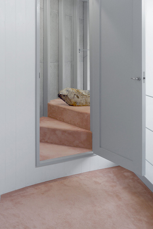 中山英之＋砂山太一 《かみのいし》 2020 年 　紙、木　©中山英之建築設計事務所