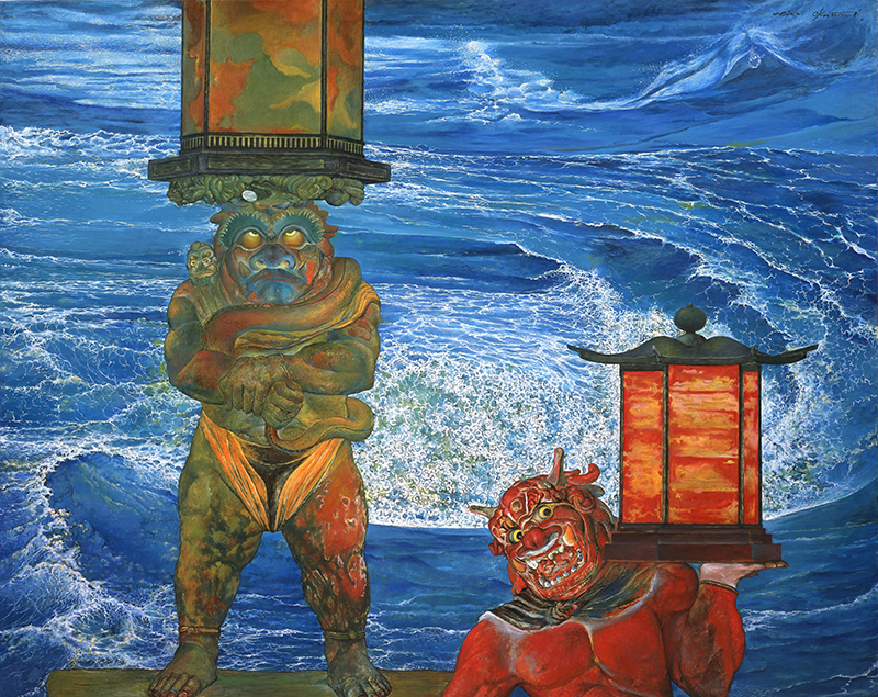 奥谷博《底力》2021年 181.8×227.3cm