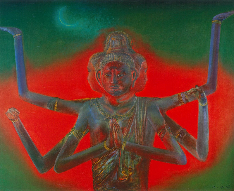 奥谷博《阿修羅》1998年 130.7×162.2cm