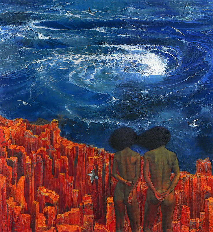 奥谷博《風生》1991年 157.0×146.0cm