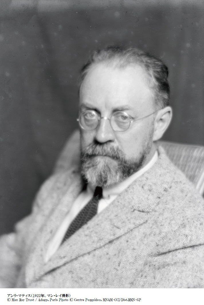 アンリ・マティス(1922年、マン・レイ撮影)画像