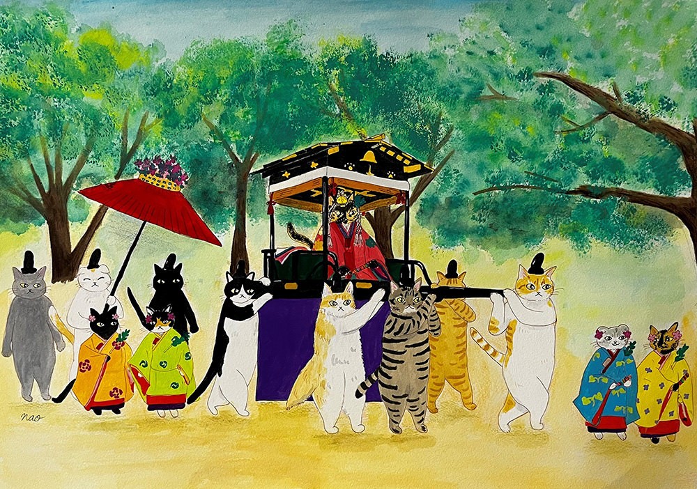 おがわなおこ《アオイマツリ》