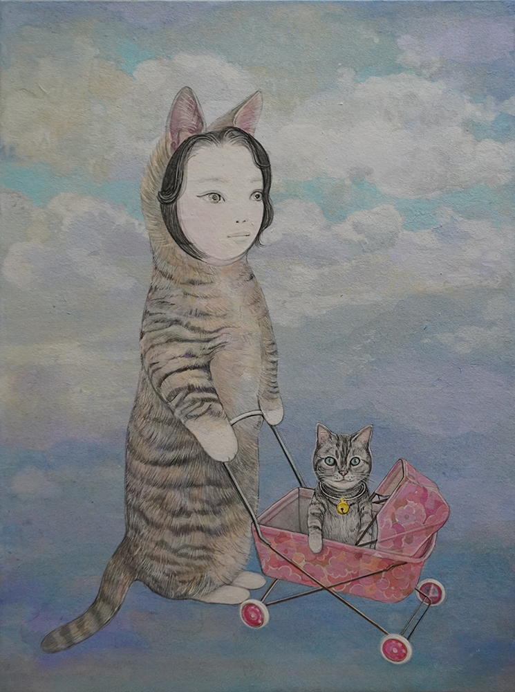 三宅由希子《雲の中の2人》