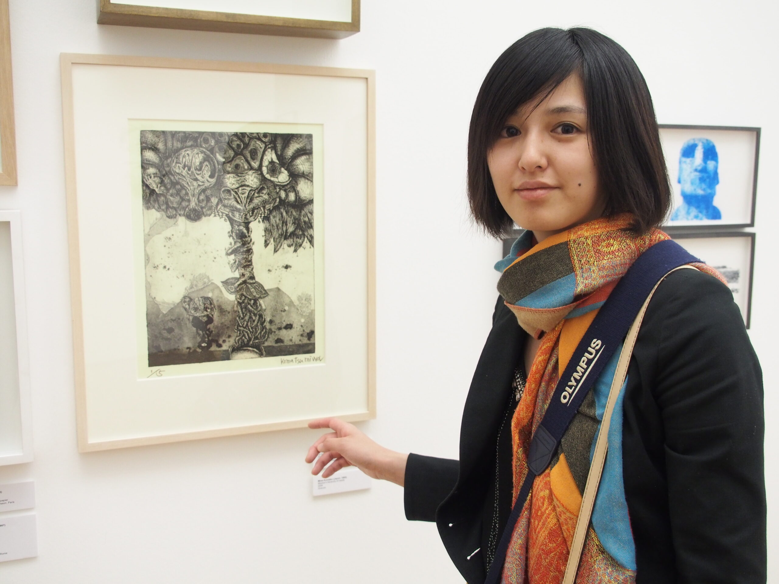 2013年パリ(プチパレ」美術館)にて