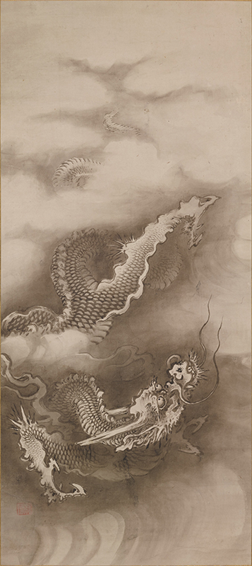 狩野山雪《双龍図》左幅　東京国立博物館蔵 ColBase (https://colbase.nich.go.jp)