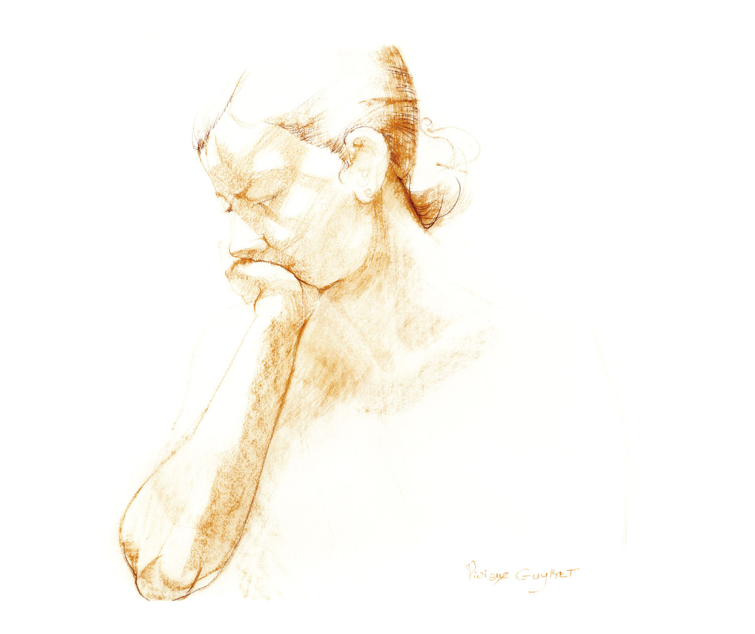 Viviane Guybet《Dimanche après-midi, rue de Seine》画像