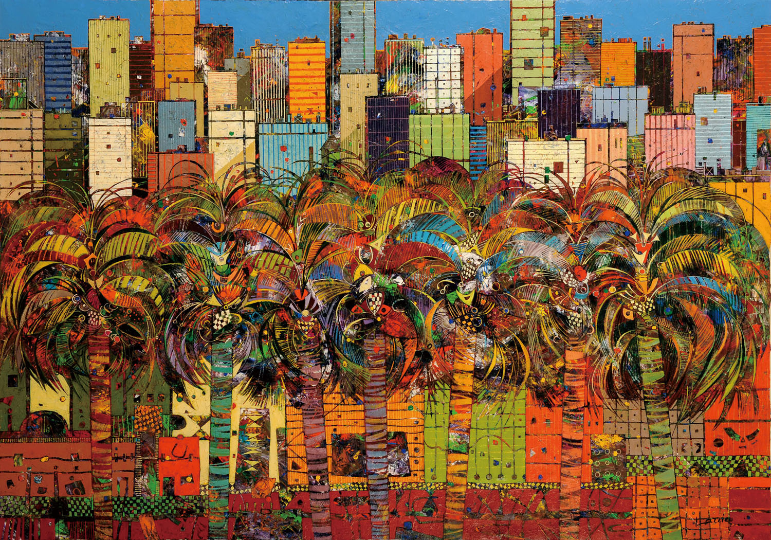 Jean-François Larrieu《palmiers à Miami》画像
