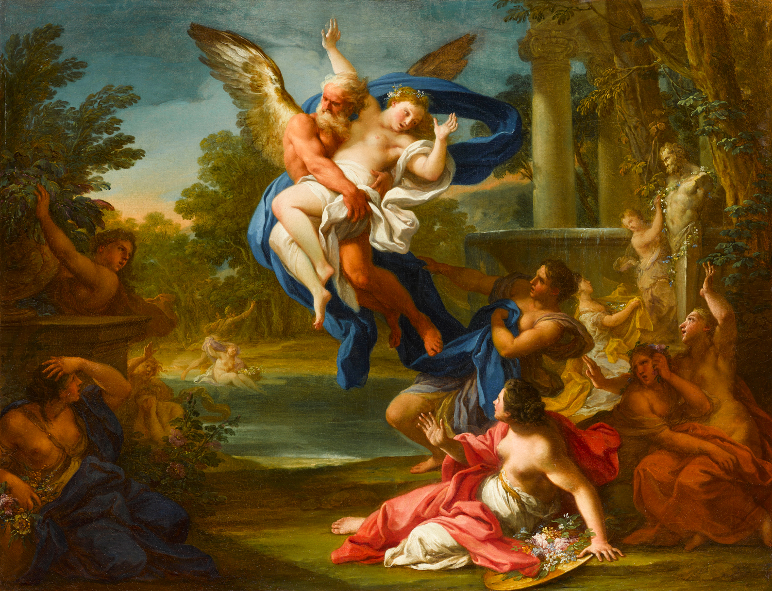 セバスティアーノ・コンカ《オレイテュイアを掠奪するボレアス》画像