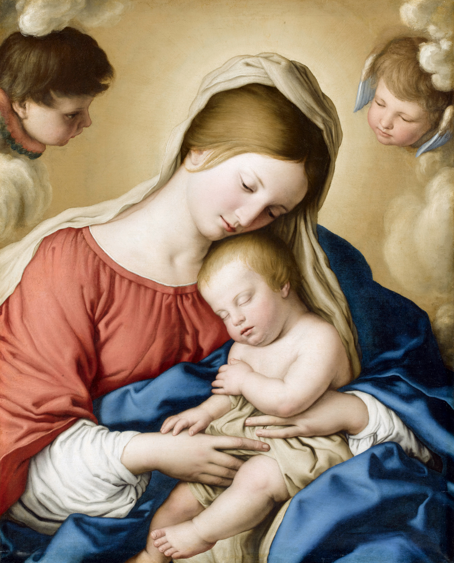 サッソフェラート 《眠る幼子イエス》画像