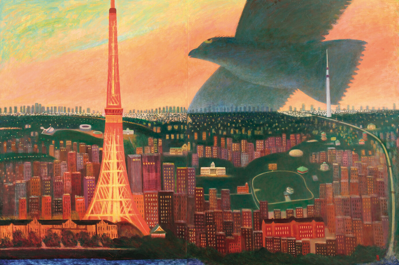 佐々木豊《怪鳥コロナ》 画像