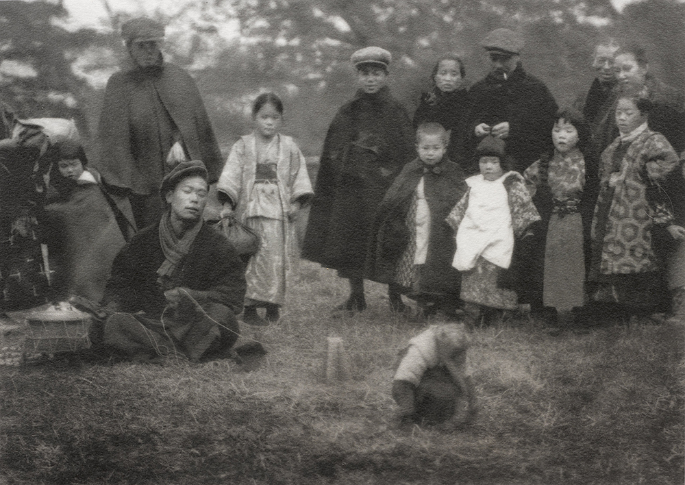 安井仲治《猿廻しの図》画像