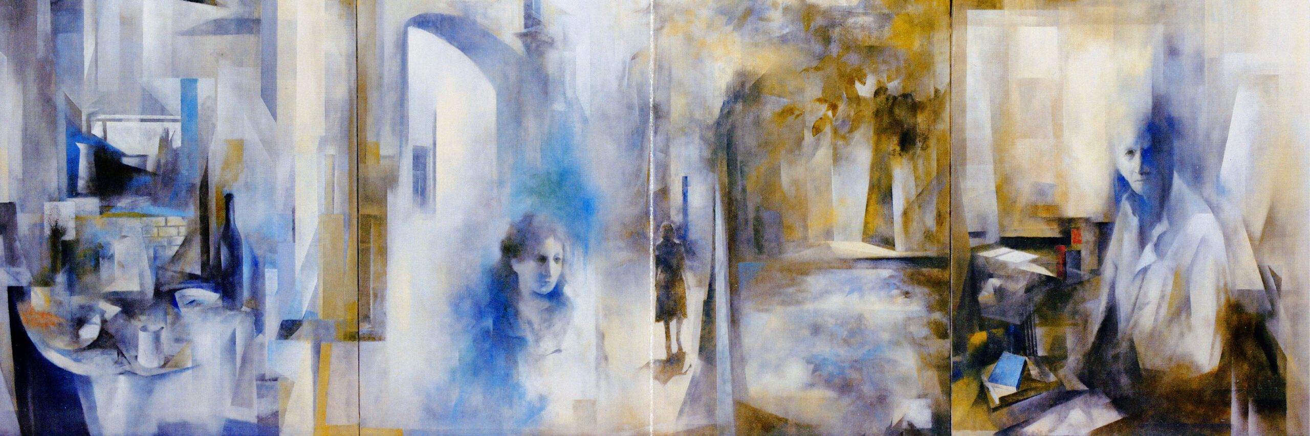 南口清二《微光》90.9×262.1cm