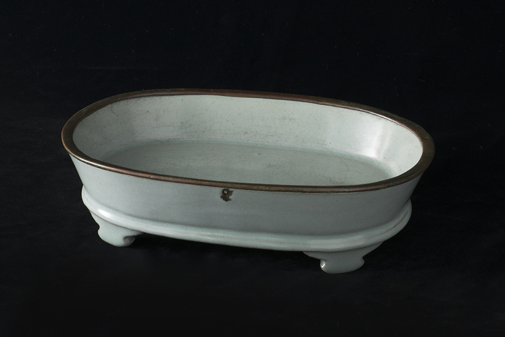 青磁水仙盆_画像