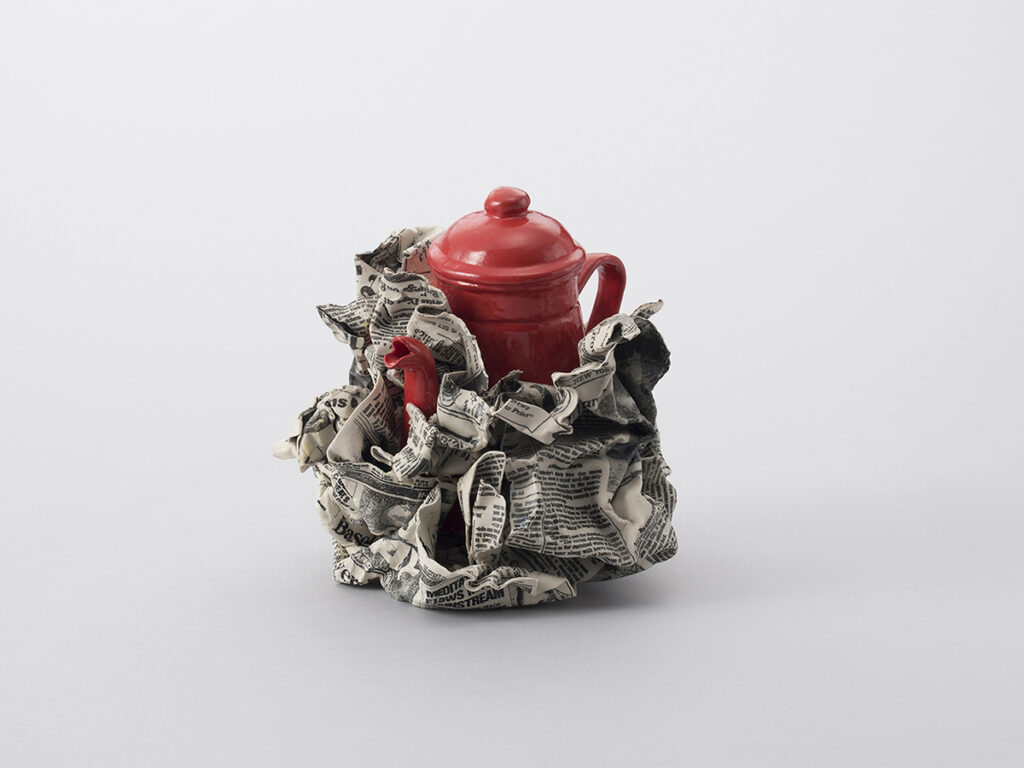 三島喜美代《Work 17-POT》画像